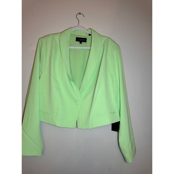 11 Honoré ARIEL CROP BLAZER IN PARADISE GREEN size 20 - Picture 7 of 10